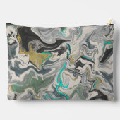 Pochette À Accessoires Stone Marbling with Turquoise Veins Large (Verso)