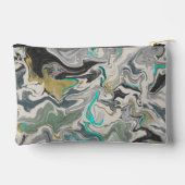Pochette À Accessoires Stone Marbling with Turquoise Veins Small (Verso)