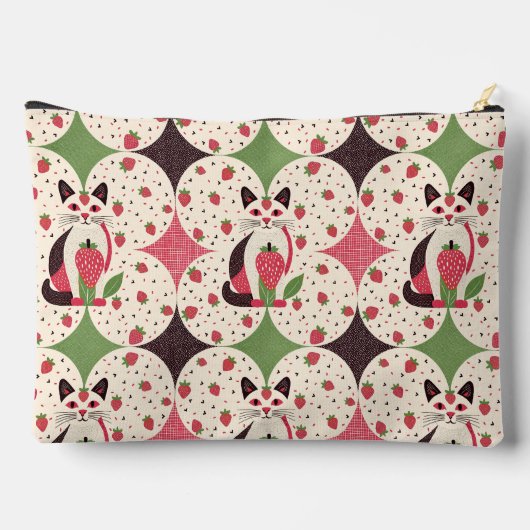 Pochette À Accessoires Strawberry Kitty (Verso)