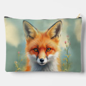 Pochette À Accessoires Striking Eyes of a Cunning Red Fox   (Verso)