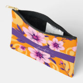 Pochette À Accessoires Style Floral-Dopamine Été Vibrant - (Ouvrir)