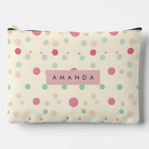 Pochette À Accessoires Style Pastel Personnalisé à Points