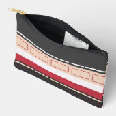 Pochette À Accessoires Style rétro gras Stipes (Ouvrir)