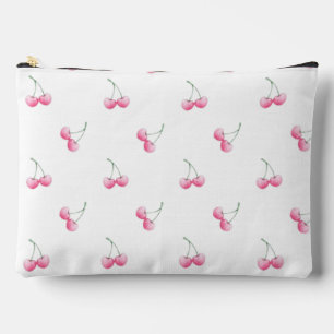 Pochette À Accessoires Stylo esthétique Hot rose Coquette Cerises