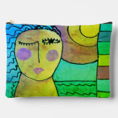 Pochette À Accessoires Sunset Art Abstrait original (Recto)