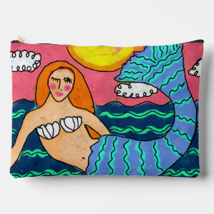 Pochette À Accessoires Sunset Mermaid Art Abstrait