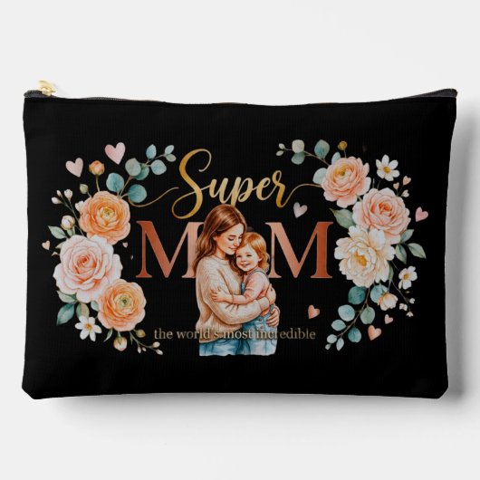 Pochette À Accessoires Super Mom Purse 💖 Print Cut Sew Bag (Recto)