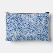 Pochette À Accessoires Superbes hydrangées bleues - motif floral (Recto)
