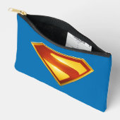 Pochette À Accessoires Superman Golden S Shield brillance (Ouvrir)