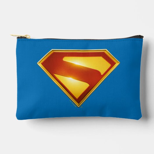 Pochette À Accessoires Superman Golden S Shield brillance (Recto)