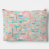 Pochette À Accessoires Sur le rivage NJ Beach Thème (Verso)