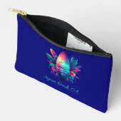 Pochette À Accessoires Surf Plage Tropical Poche zippée (Ouvrir)