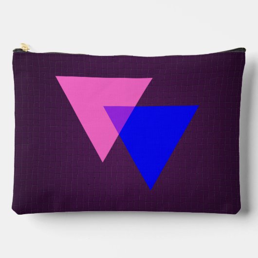 Pochette À Accessoires Symbole de la bisexualité (Recto)