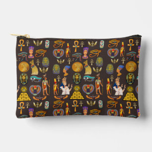 Pochette À Accessoires Symbole de motif hiéroglyphique égyptien antique