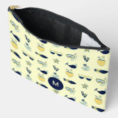 Pochette À Accessoires Symboles d'été tendance Motif Monogramme (Ouvrir)