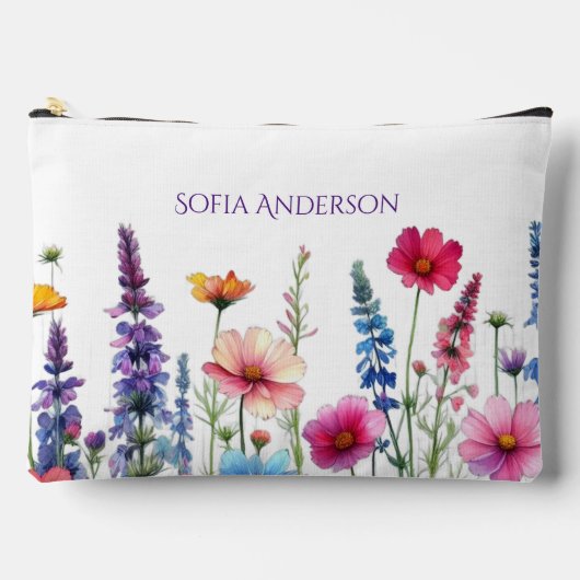 Pochette À Accessoires Symphonie fleur sauvage (Recto)