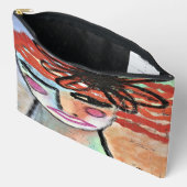 Pochette À Accessoires Tableau Abstrait original sur (Ouvrir)