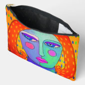 Pochette À Accessoires Tableau numérique Abstrait original (Ouvrir)