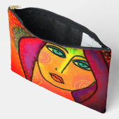 Pochette À Accessoires Tableau numérique Abstrait original (Ouvrir)