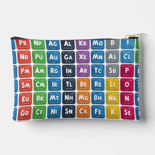 Pochette À Accessoires Tableau périodique des éléments 3 (Verso)