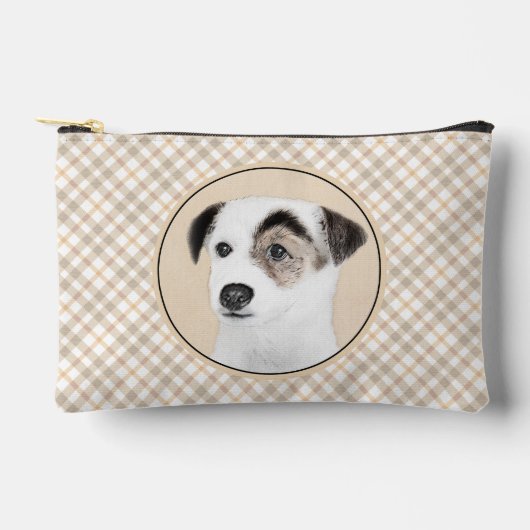 Pochette À Accessoires Tableau Terrier Russell Jack Parson Chien de Compa (Recto)