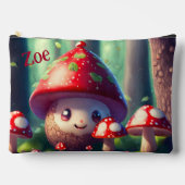 Pochette À Accessoires Tabourets toadstools dans la forêt - bonne chance (Recto)