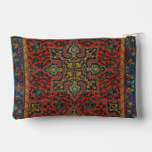 Pochette À Accessoires Tapis persan rouge bleu classique (Verso)