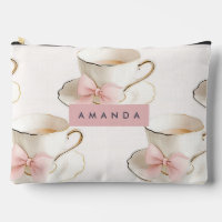 Tasse à thé à motif coquette élégant personnalisé