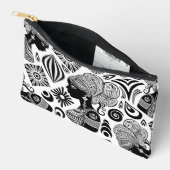 Pochette À Accessoires Tatouage Tribal Portrait de Fille Africaine (Ouvrir)