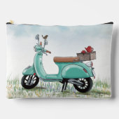 Pochette À Accessoires Teal Scooter Large Bag (Recto)