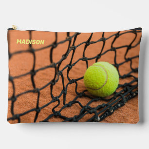 Pochette À Accessoires Tennis de nom personnalisé