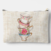 Pochette À Accessoires Terre rustique arrière - plan peint à la main art  (Verso)