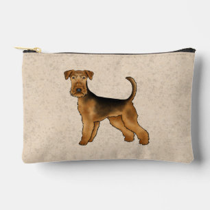 Pochette À Accessoires Tervueren Airedale Terrier Chien de Dessin Animé M