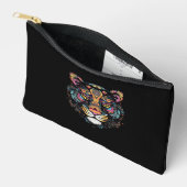 Pochette À Accessoires Tête de tigre (Ouvrir)