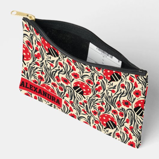 Pochette À Accessoires Texte personnalisé La pagaie (Ouvrir)