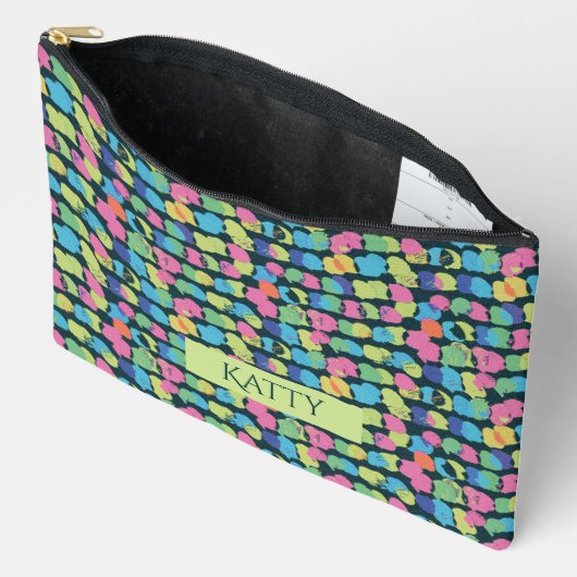 Pochette À Accessoires texture Abstraite. (Ouvrir)