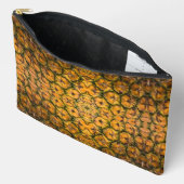 Pochette À Accessoires Texture d'écorce d'ananas (Ouvrir)