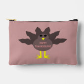 Pochette À Accessoires Thanksgiving Plucked Turkey Patterned (Recto)