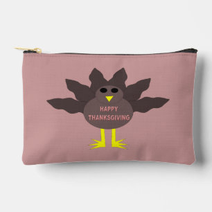 Pochette À Accessoires Thanksgiving Plucked Turkey Patterned