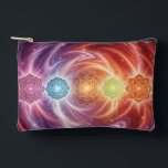Pochette À Accessoires The 7 Chakras´10<br><div class="desc">The 7 chakras are energy centers aligned along the spine that influence different areas of life — from safety and creativity to confidence, love, communication, intuition, and spirituality. When balanced, they support harmony, inner strength, and overall well-being.</div>