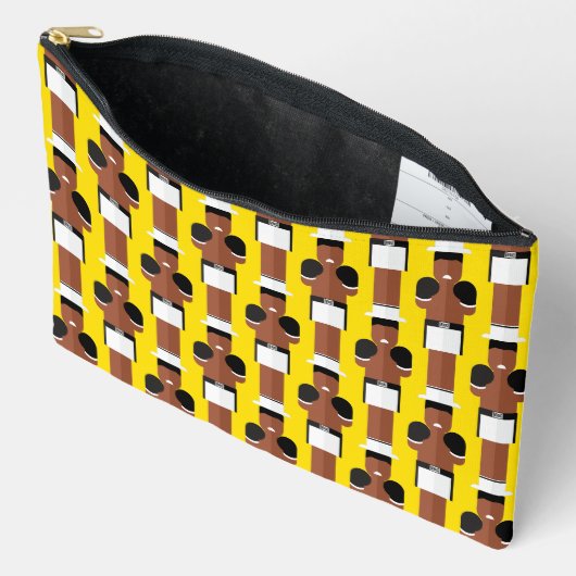 Pochette À Accessoires The Greatest – Patterned Zipper Accessory Pouch (Ouvrir)