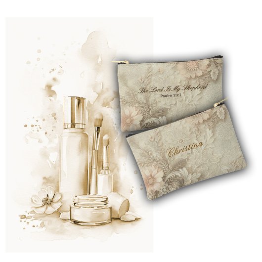 Pochette À Accessoires The Lord Is My Shepherd” — Psalm 23:1