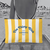 Pochette À Accessoires The Thirty Club Yellow Stripe 30th Birthday