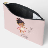 Pochette À Accessoires Thème aquarelle danseuse de ballet (Ouvrir)
