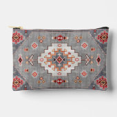 Pochette À Accessoires Threads intemporels : Patrimoine Boho Geometry mar (Recto)