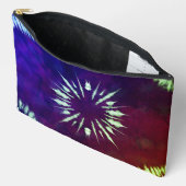 Pochette À Accessoires Tiedye Violet Grande (Ouvrir)