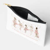 Pochette À Accessoires Tiny Dancer Ballerina Pink Girls Birthday (Ouvrir)