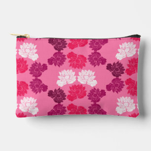 Pochette À Accessoires Tissu de nénuphars roses Imprimer