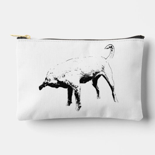 Pochette À Accessoires Titre : Chic Terrier Outline Pouch (Recto)