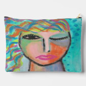 Pochette À Accessoires Tizzy Original Art Abstrait (Verso)